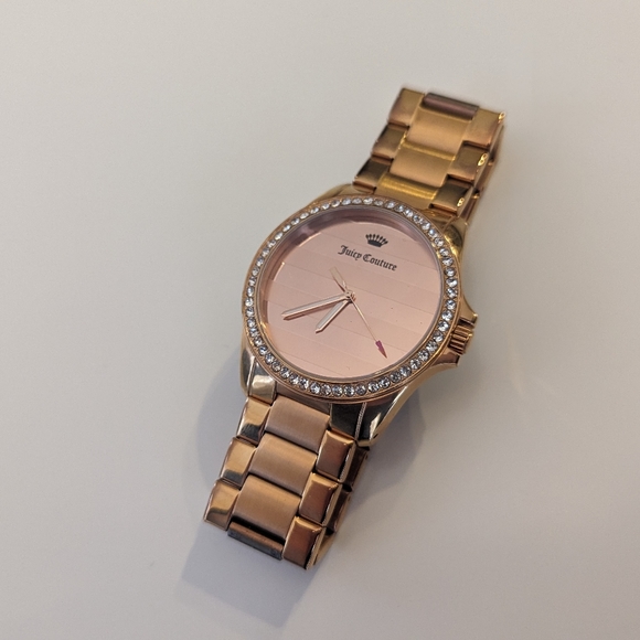 Juicy Couture Rose Gold Watch with Pink Accents - Picture 3 of 4